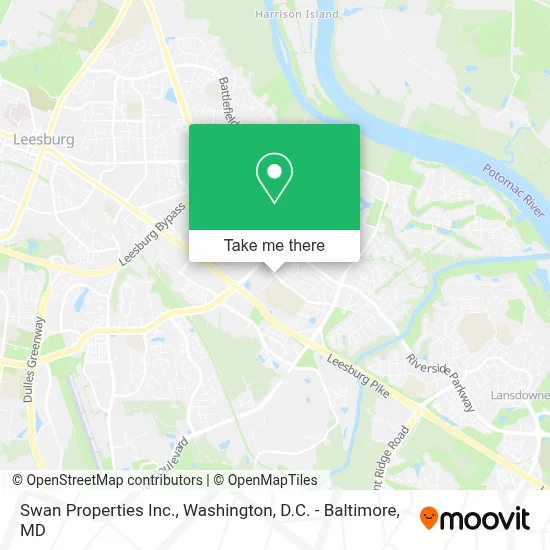 Swan Properties Inc. map