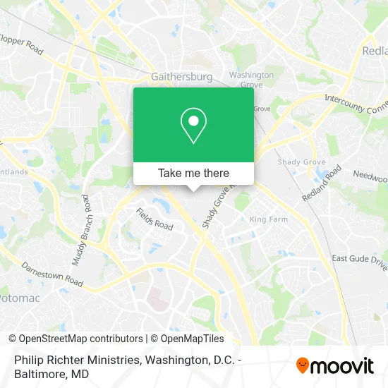 Philip Richter Ministries map
