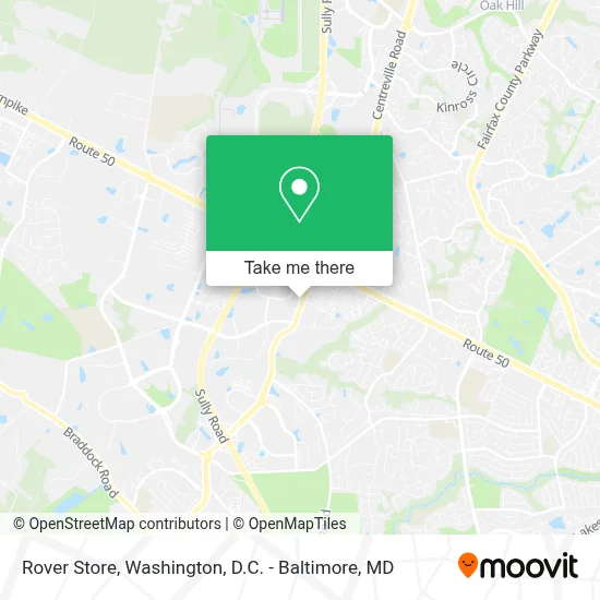 Rover Store map