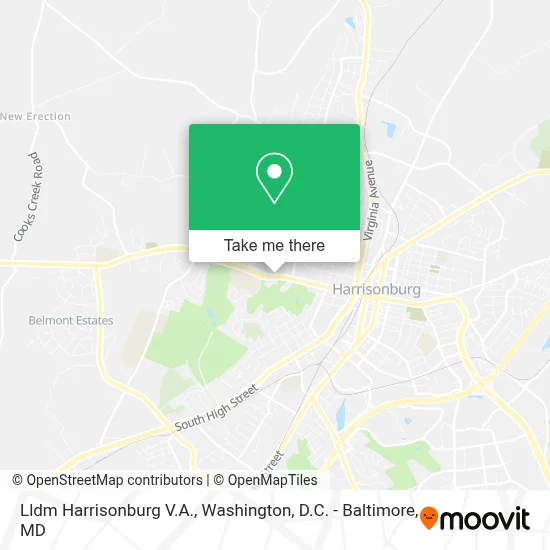 Lldm  Harrisonburg V.A. map