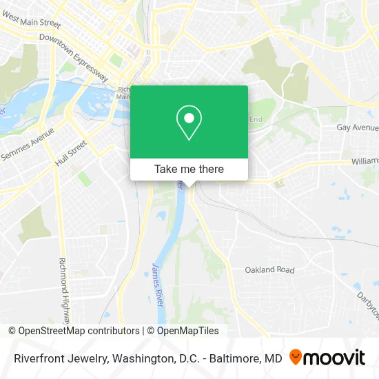 Riverfront Jewelry map