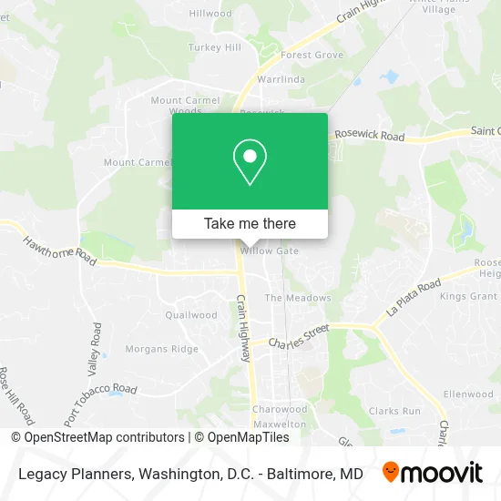 Legacy Planners map