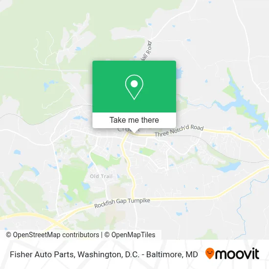 Fisher Auto Parts map