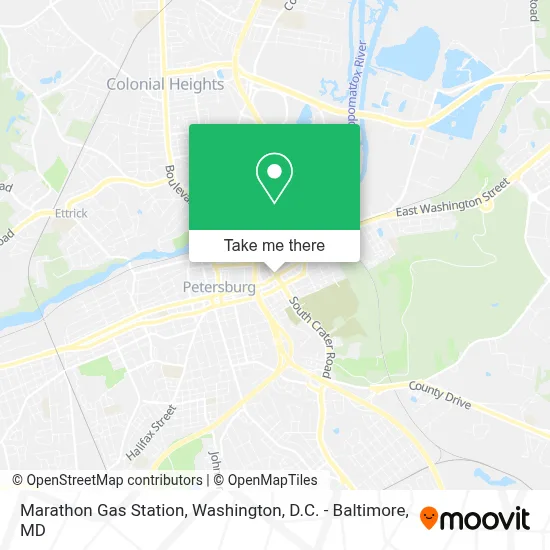 Marathon Gas Station map