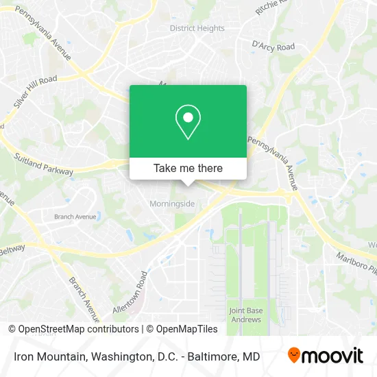 Iron Mountain map