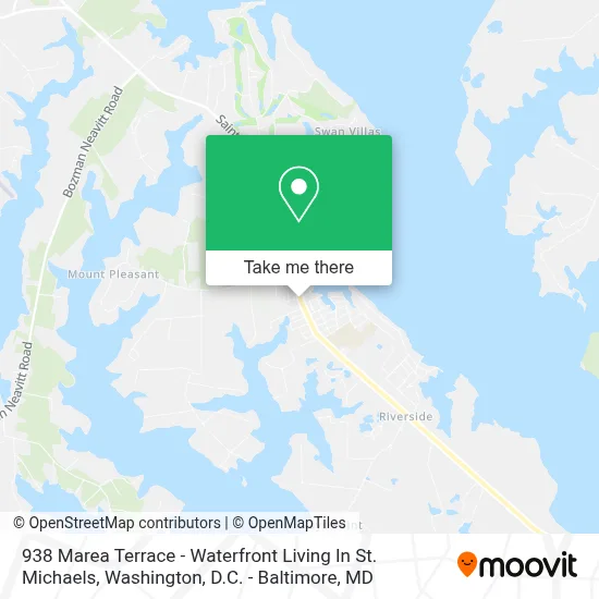 938 Marea Terrace - Waterfront Living In St. Michaels map