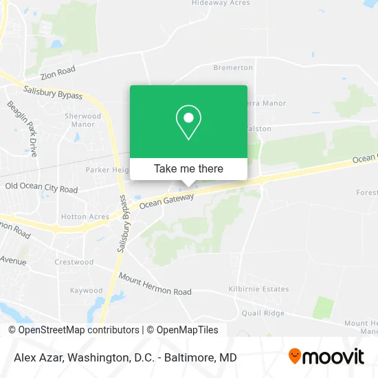 Alex Azar map