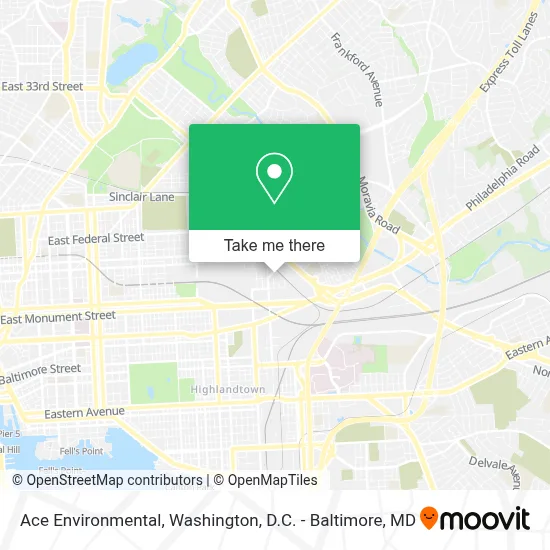 Ace Environmental map