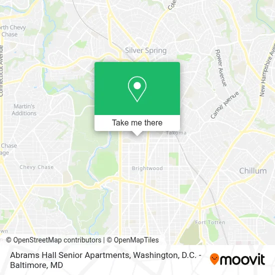 Abrams Hall Senior Apartments map