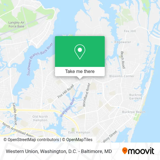 Western Union map