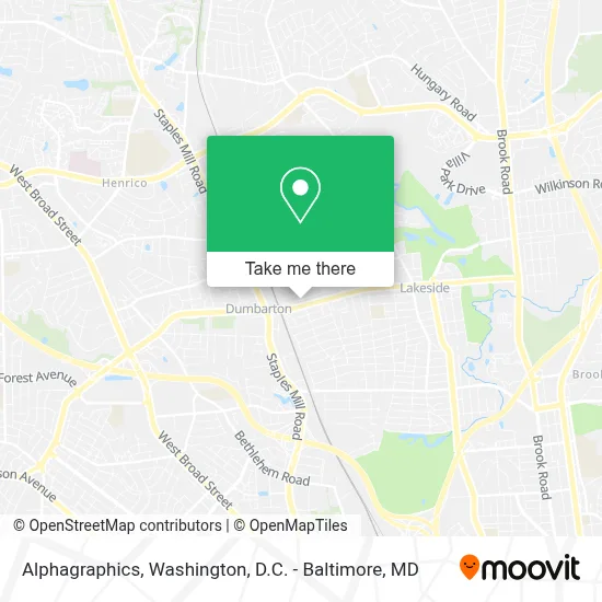 Alphagraphics map