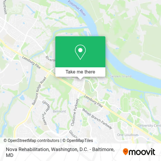 Nova Rehabilitation map