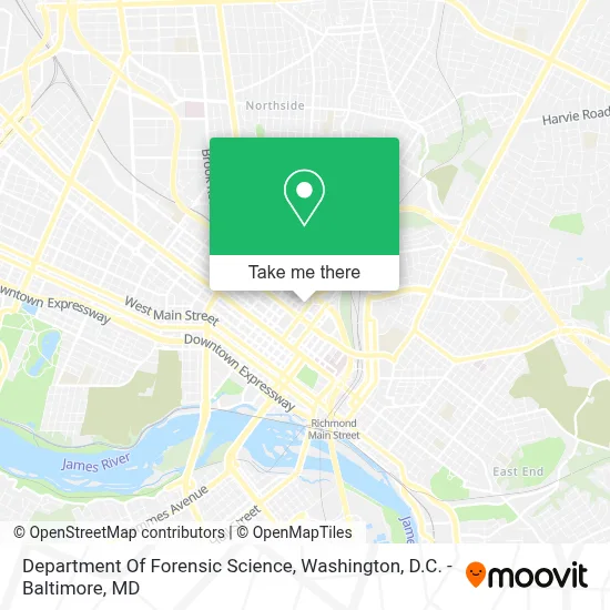 Department Of Forensic Science map