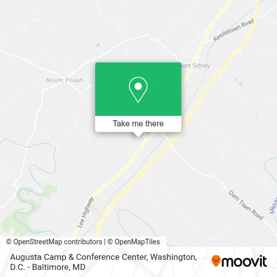 Augusta Camp & Conference Center map