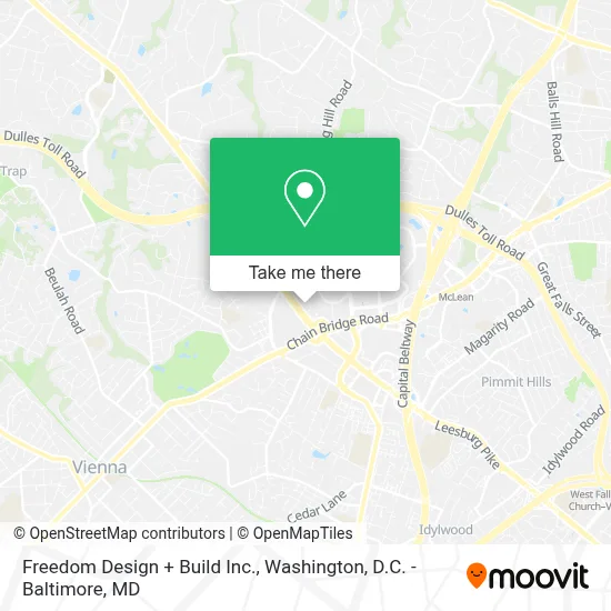 Freedom Design + Build Inc. map
