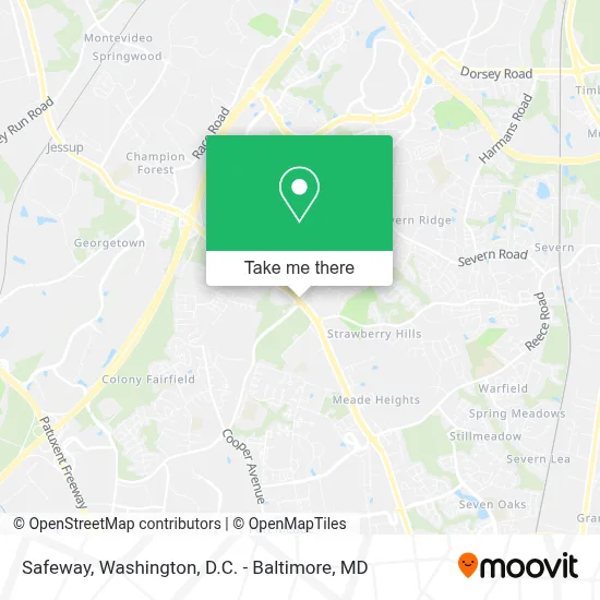 Safeway map