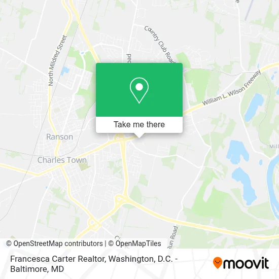 Francesca Carter Realtor map
