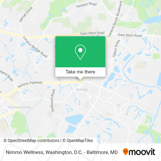 Nimmo Wellness map