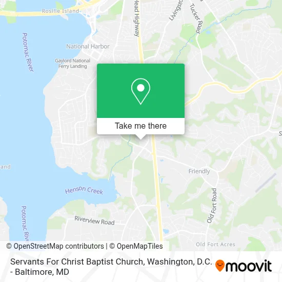 Servants For Christ Baptist Church map
