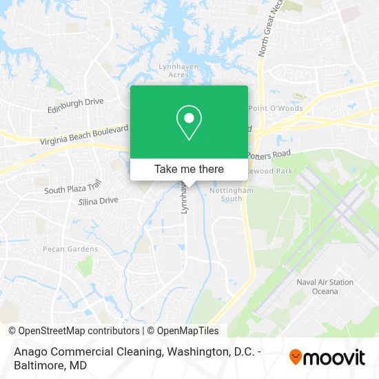Anago Commercial Cleaning map
