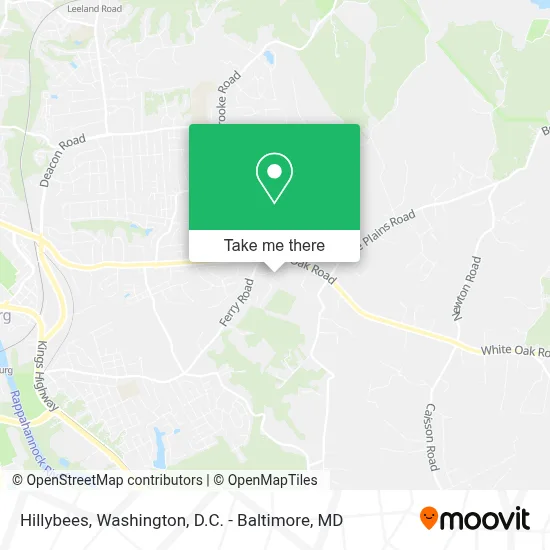 Hillybees map