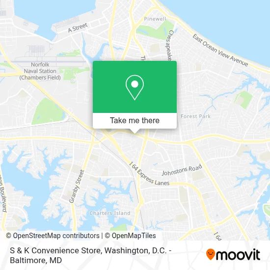 S & K Convenience Store map