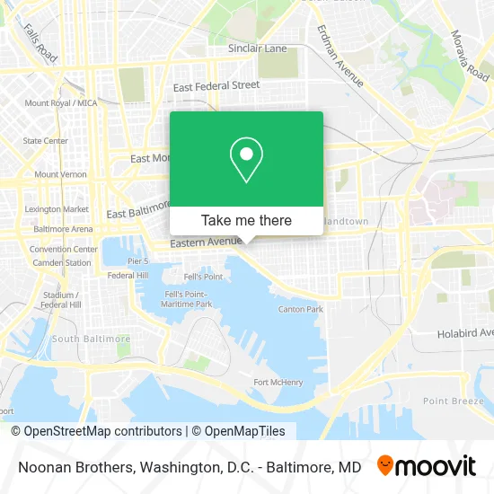 Noonan Brothers map