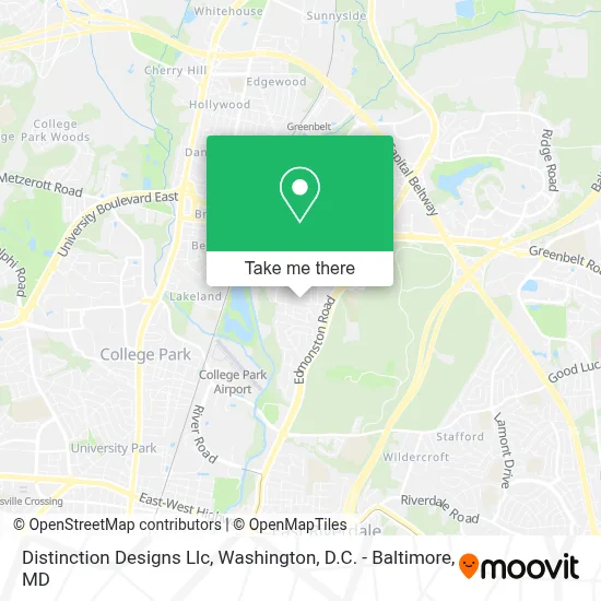 Distinction Designs Llc map