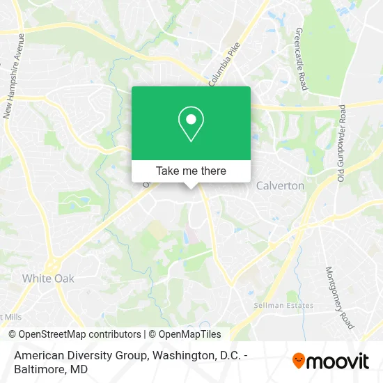 American Diversity Group map