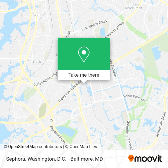 Sephora map