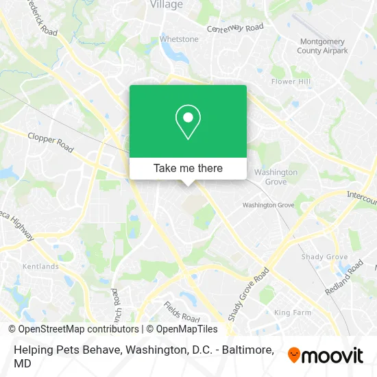 Helping Pets Behave map