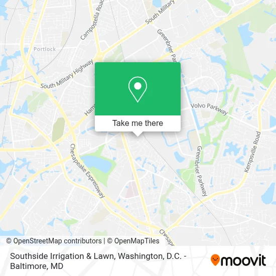 Southside Irrigation & Lawn map