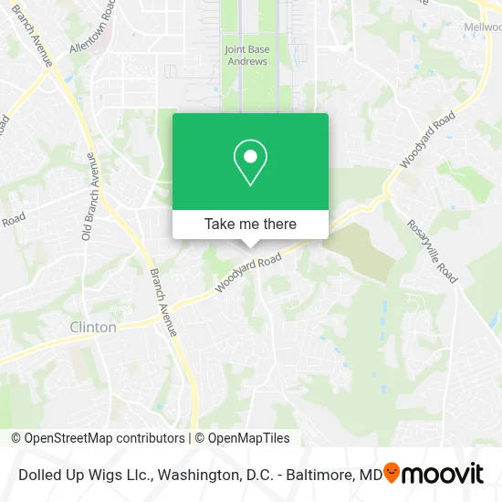 Dolled Up Wigs Llc. map