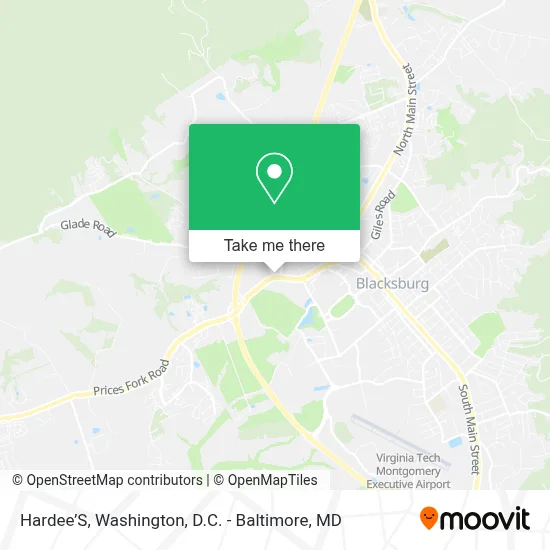 Hardee’S map