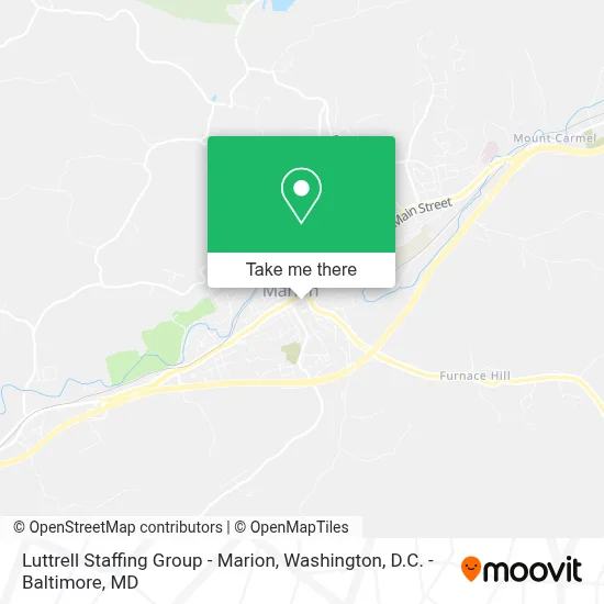 Luttrell Staffing Group - Marion map