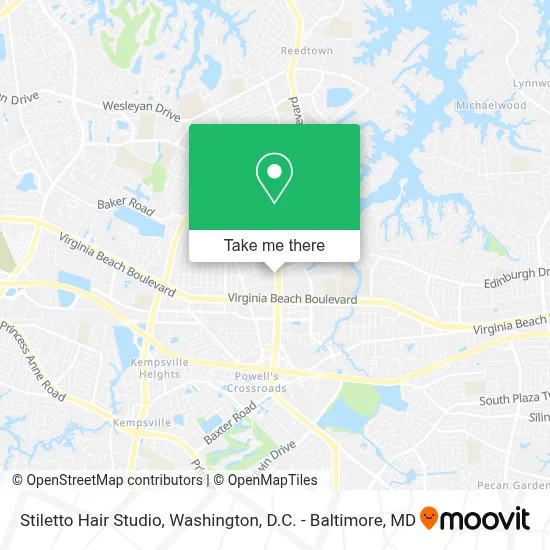Stiletto Hair Studio map