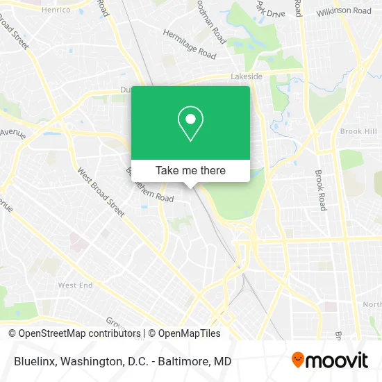 Bluelinx map