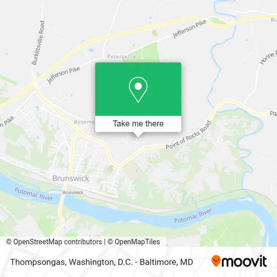 Thompsongas map