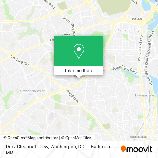 Dmv Cleanout Crew map