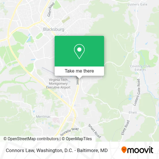 Connors Law map