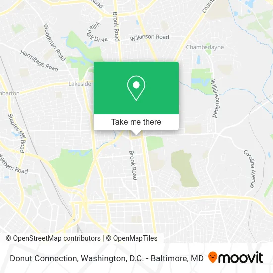 Donut Connection map
