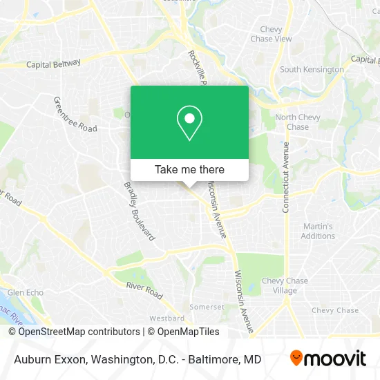 Auburn Exxon map