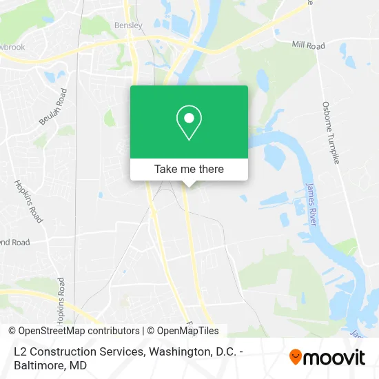 L2 Construction Services map
