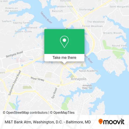 M&T Bank Atm map