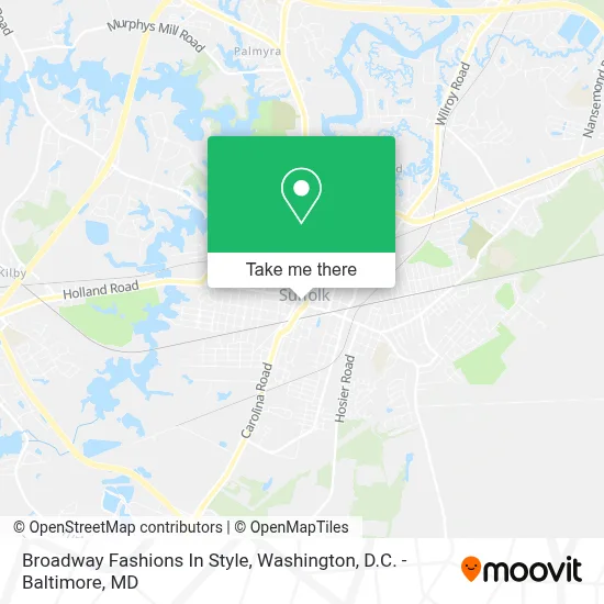 Broadway Fashions In Style map
