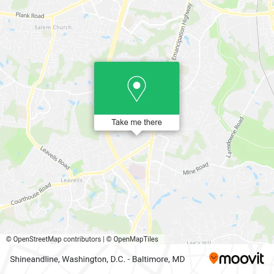 Shineandline map