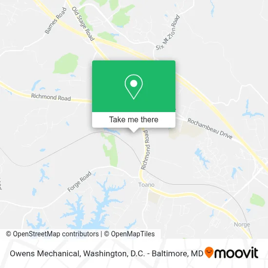 Owens Mechanical map