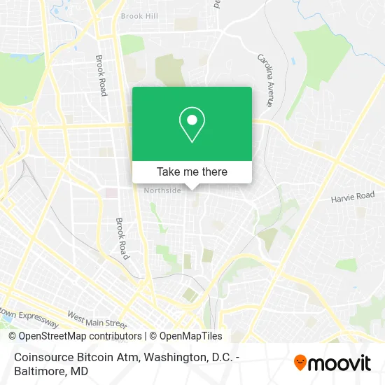 Coinsource Bitcoin Atm map