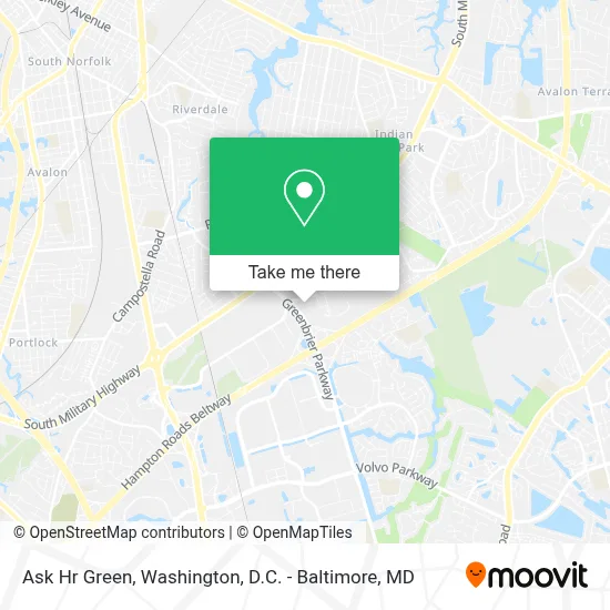 Ask Hr Green map