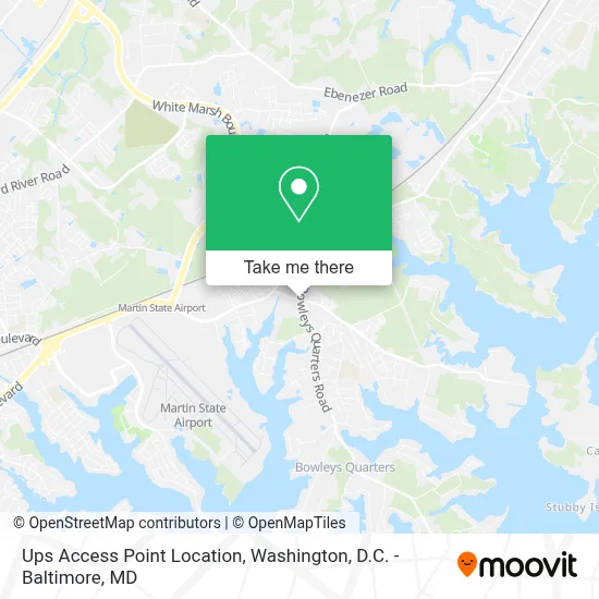 Ups Access Point Location map
